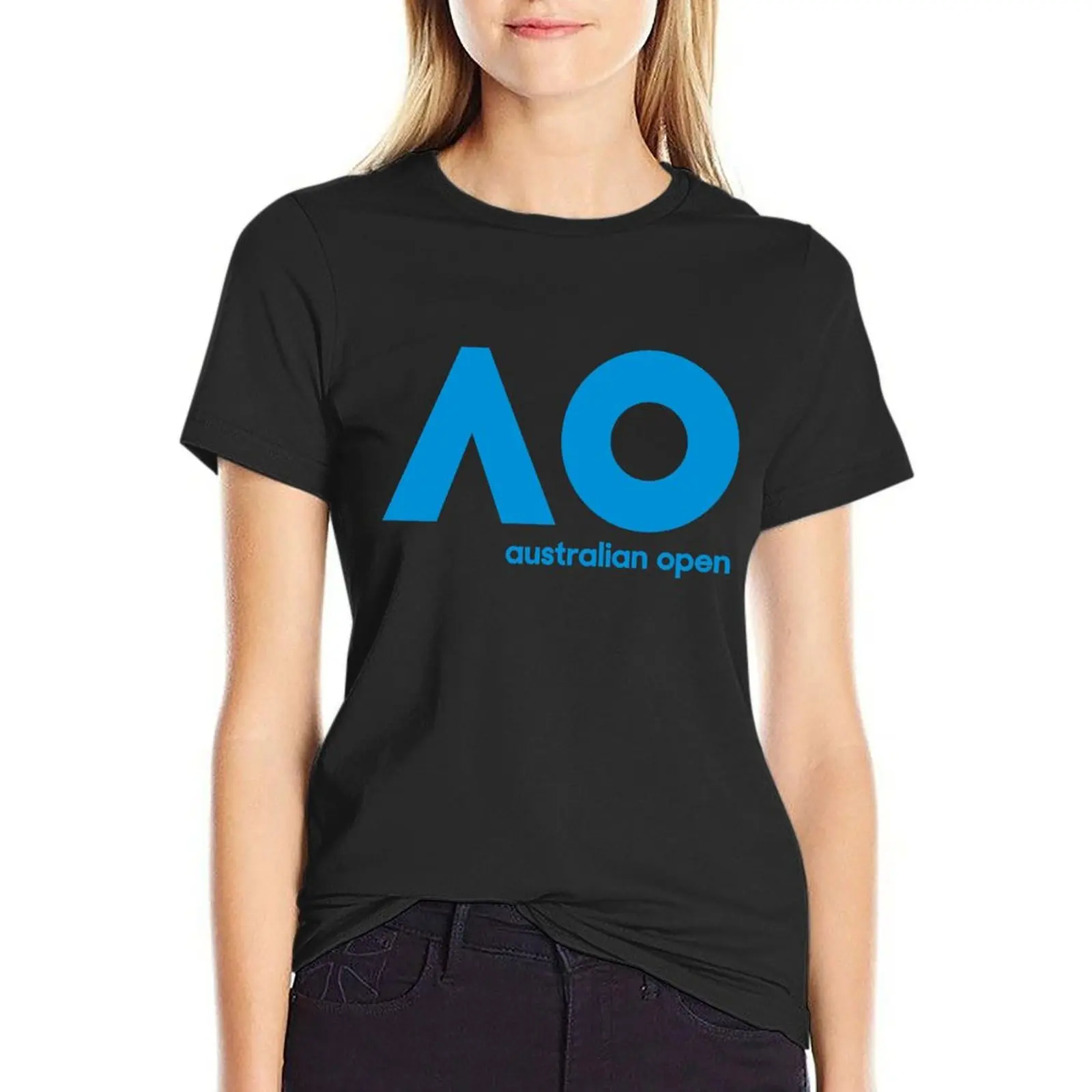 

australian open T-shirt tees oversized white t shirts for Women
