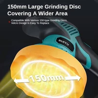 5500RPM Cordless Polisher 8 Gears Rechargeable Car Polishing Machine Electric Rotary Tool For Makita 21V Battery 2