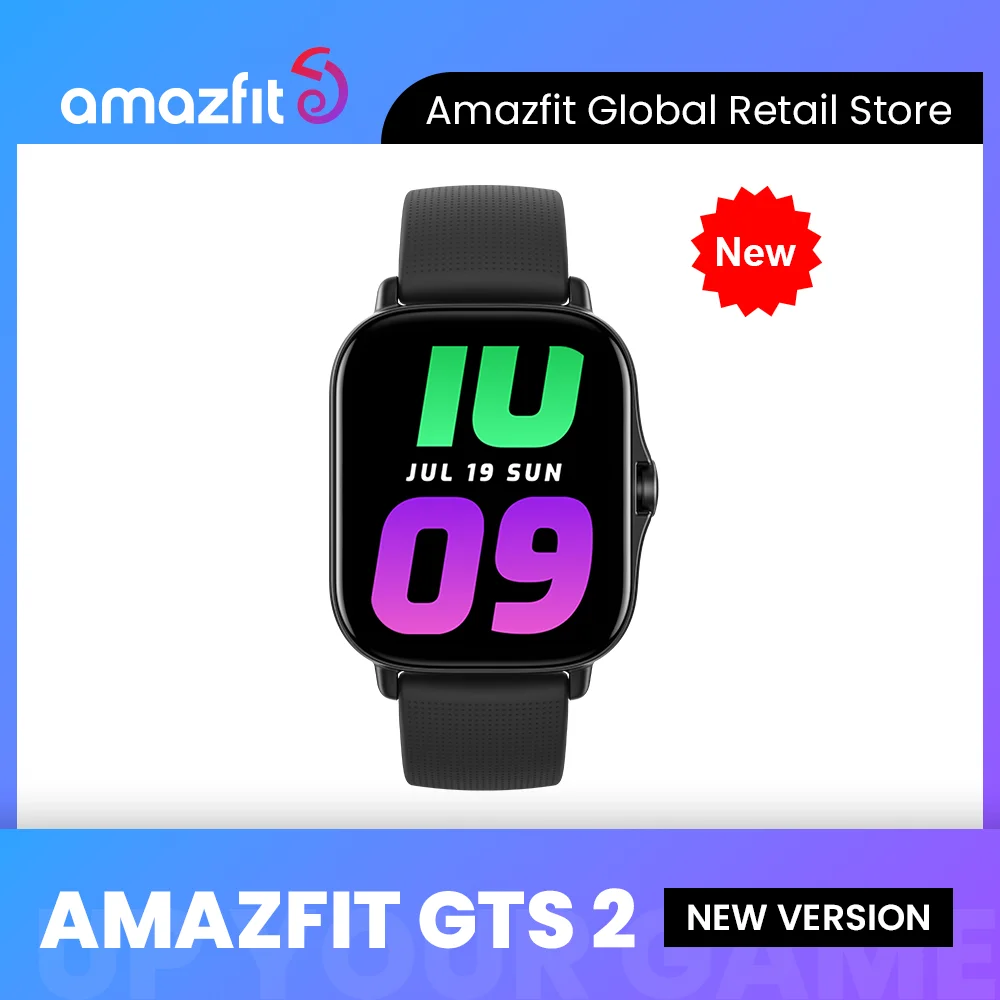  [New Version] Amazfit GTS 2 New Version Smartwatch Music Storage And Playback Smart Watch Alexa Built in For Android IOS Phone 