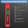 EMF Meter Digital Electromagnetic Field Radiation Detector Handheld LCD Tester Paranormal Equipment with Sound and Light Alarms 2