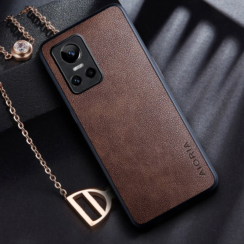 Retro Business PU Leather Phone Case - Elegant Design
