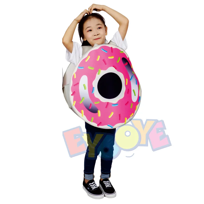 Funny Food Doll Clothes Stage Donut Parent-Child Clothes Family Children's Day Holiday Party Dress Up