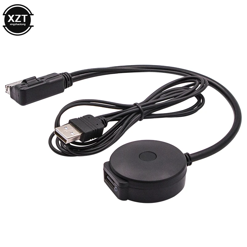 New Car Bluetooth AUX Receiver Cable with USB Adapter For MMI 2G VW Audi A4 A6 Q5 Q7 Audio Media Input AMI MDI Interface