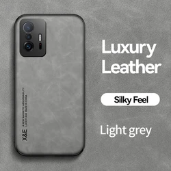 Magnet Leather Shockproof Silicone Phone Case Cover for POCO F3 or F3 Pro (Light Grey)