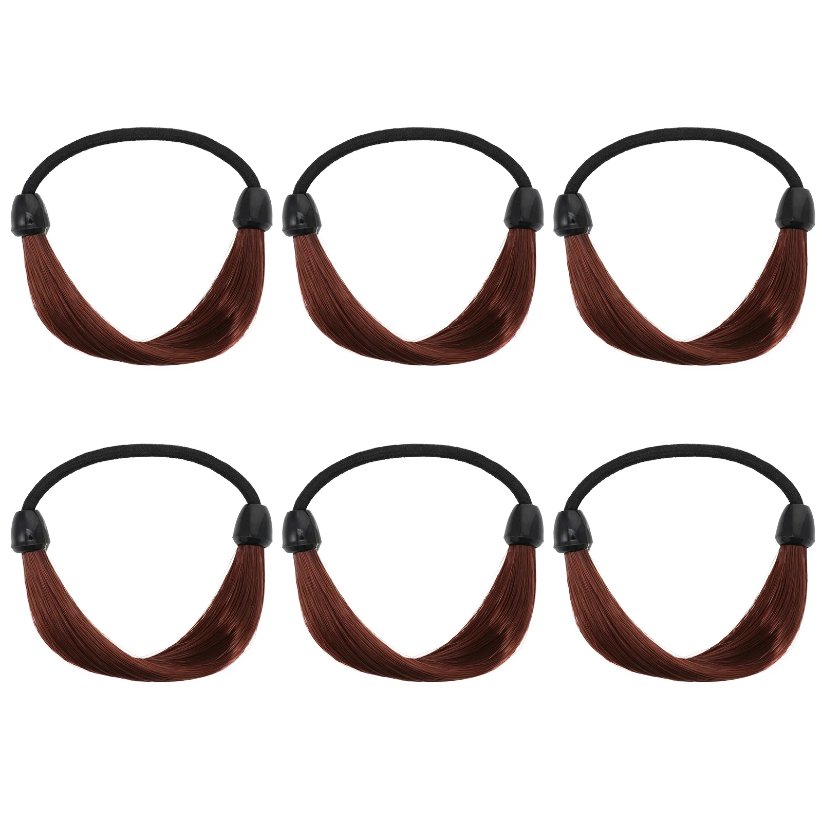 

6pcs Women Elastic Hair Ropes Hair Ties Headdress Hair Bands Hair Accessories