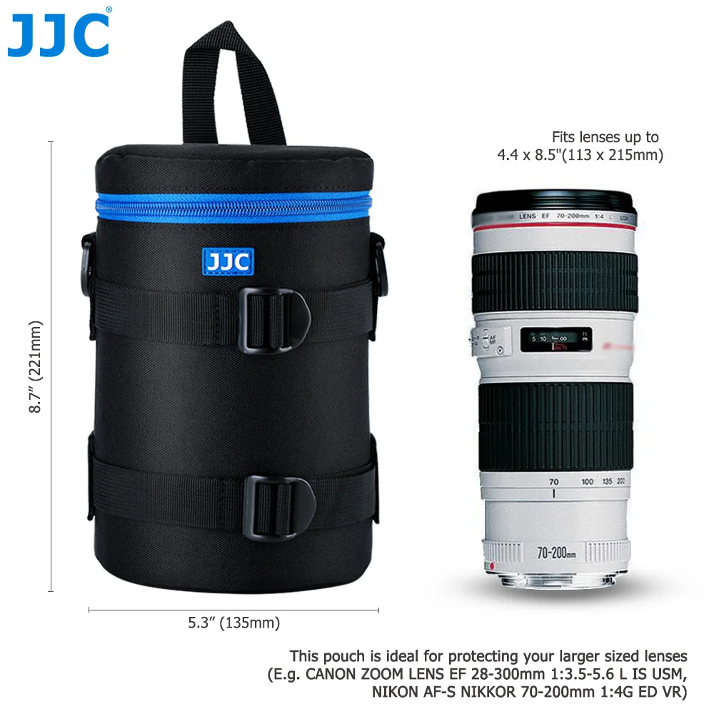 Canon EF70-200mm F4L USM ズームレンズ ケース・フード付 Amazon | JJC レンズポーチ 交換レンズ収納ケース レンズバッグ