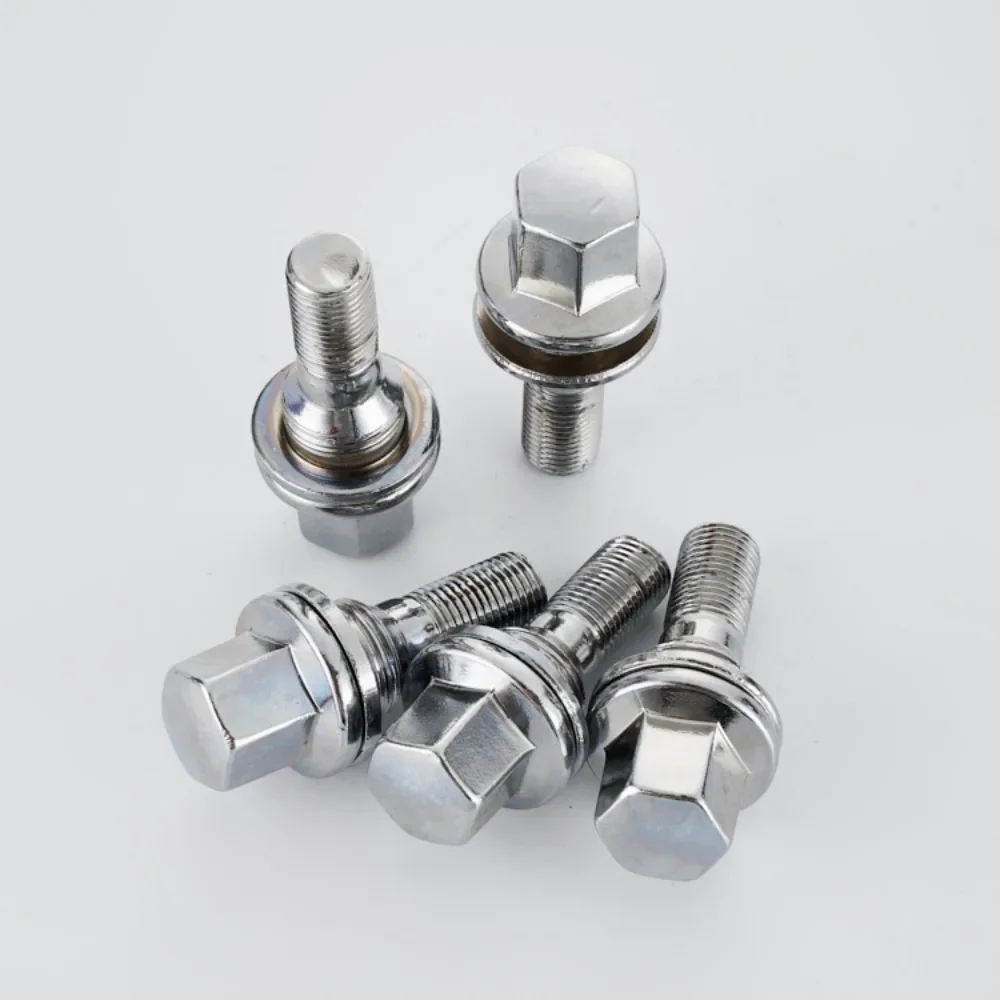 1pc Lug Bolts Wheel Hub Screws Suit for Peugeot Series M12x1.25 Hex 17mm Length 59mm