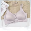 Summer Smooth Nursing Bra Front-Open, Seamless, Wire-Free, Ice Silk Bra with Push-up Effect 4