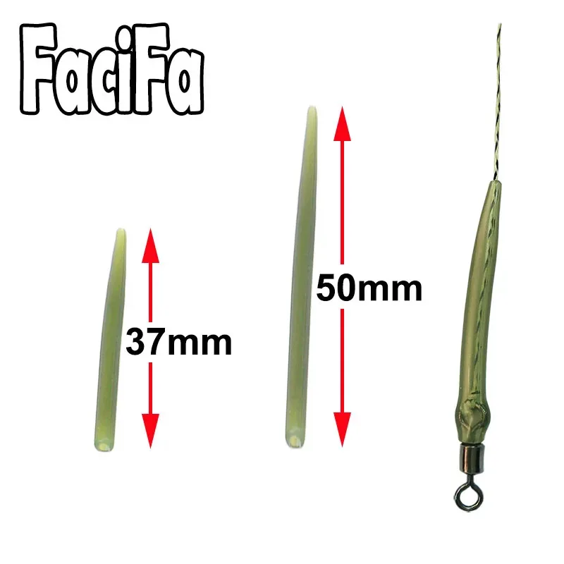BRAVMACK Accessories Anti Tangle Sleeves Line Aligner Hook Sleeve Tail for Carp Fishing Rig Hair Ronnie Rig Terminal Tackle