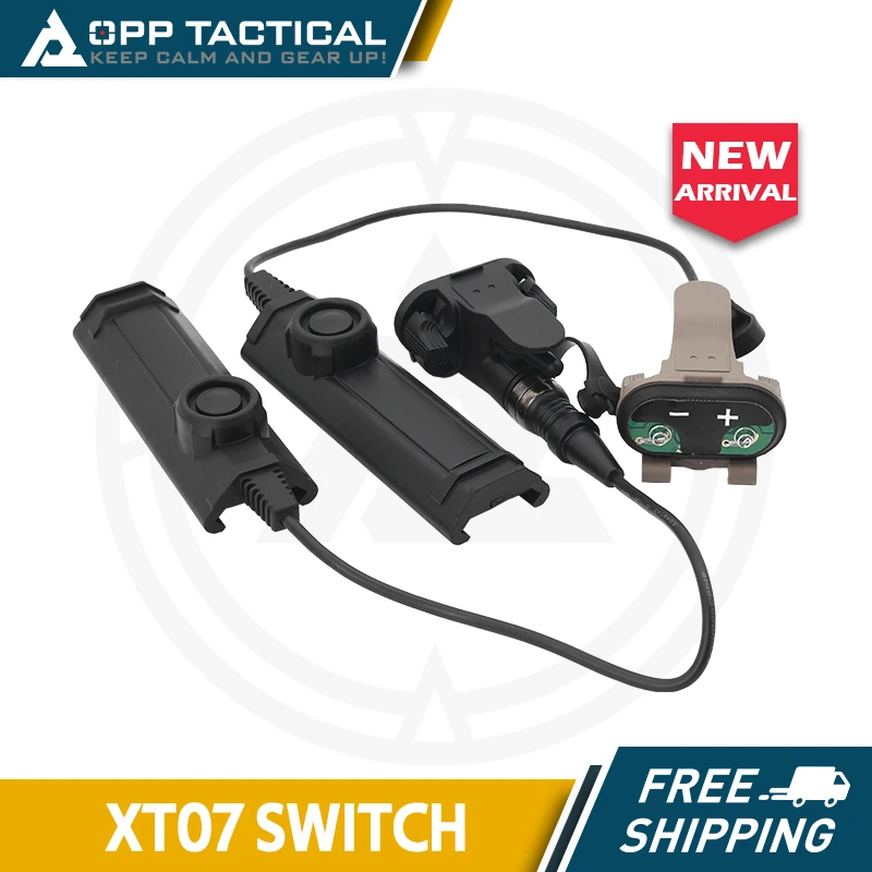 XT07 SR07 Weaponlight Switch Remote Dual Switch for M300 M600 SF Plug Flashlight Scout Light Picatinny Rail Accessories