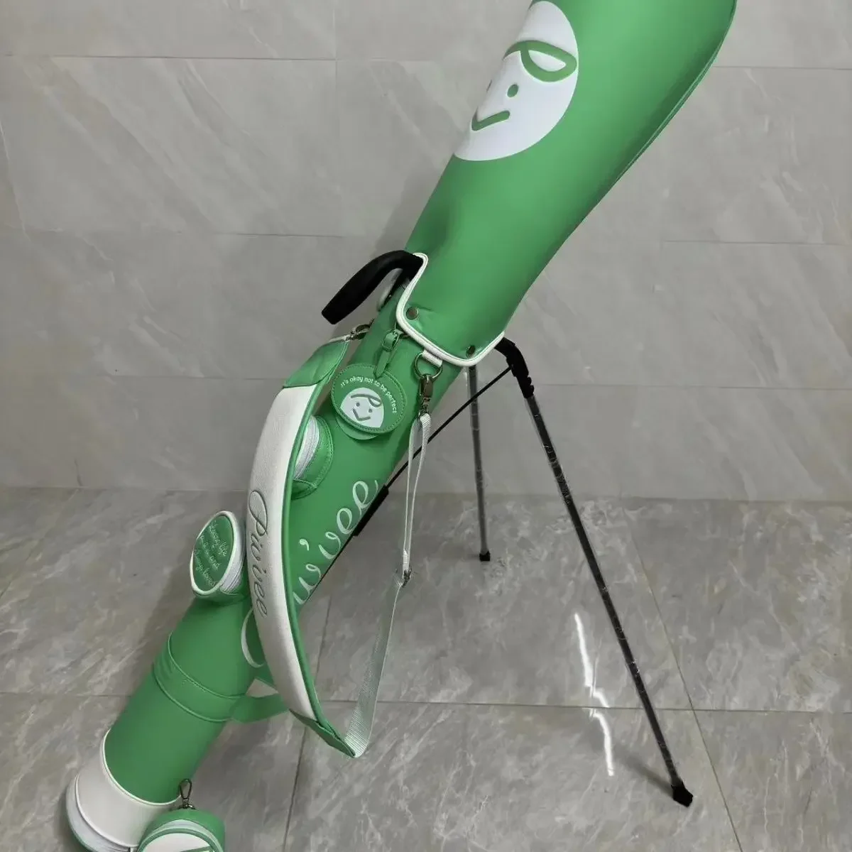 

New Pivvee Golf Bag 23 Summer Golf Women's Logo Smile Letter Storage Stand Gun Bag 골프백