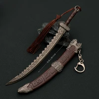 Wo Long: Fallen Dynasty Weapon Guding Blade Ancient Weapon 22cm Game Peripheral Metal Samurai Sword Weapon Model Gifts Toys Boys 1