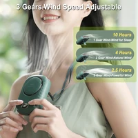 Ventilateur portable à suspendre au cou, mini-ventilateur de ceinture rechargeable par USB, petit ventilateur de chemise pour l'extérieur et les voyages 4