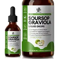 Soursop Graviola Liquid Drop for Cell Support & Regeneration, Immune System and Gut Health Support, Soursop Bitters Liquid