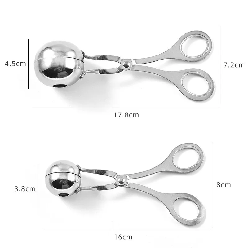 Convenient Kitchen Meatball Maker Stainless Steel Meatball Clip Fish Ball Rice Ball Making Mold Tool Kitchen Accessories images - 6