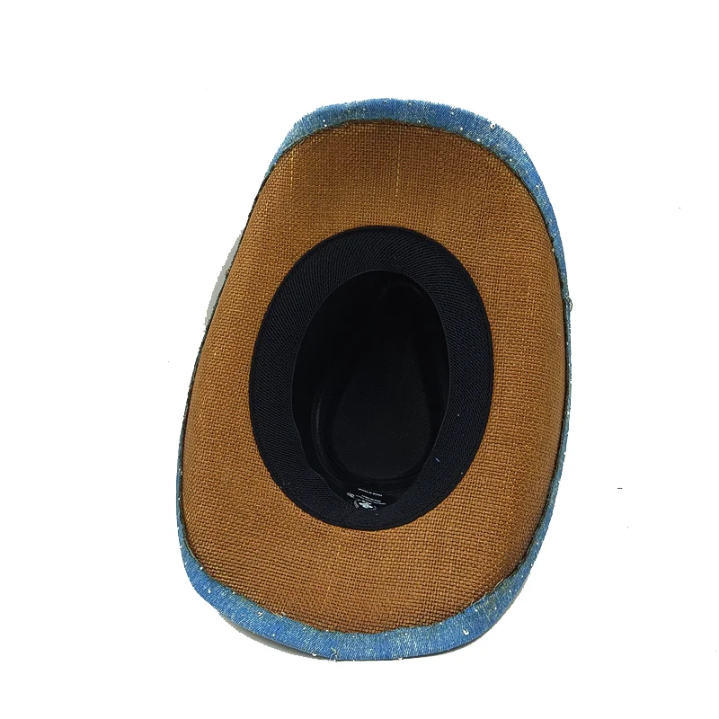 Neue männer Vintage Western Cowboy Hut Handgemachte Stroh Weben Strand Sonnenhut Gentleman Cowgirl Jazz Hut Sombrero Hombre – Detail 24