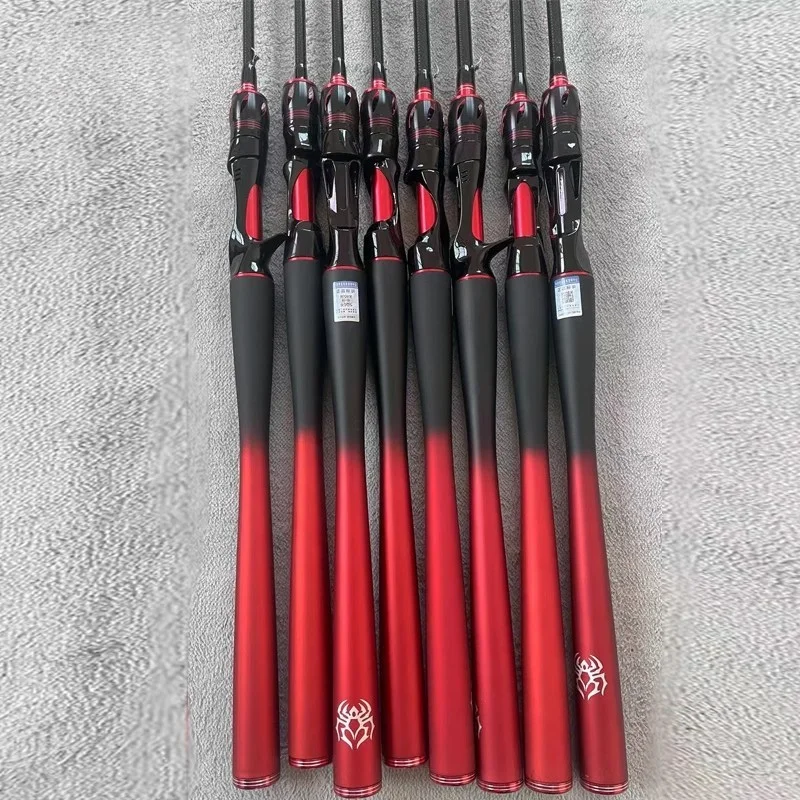 Ultra-Light Super Long Casting Fiing Rod Slip-Resistant Single Pole M+ML Double Tip Gun Handle Straight Handle Lure Rod