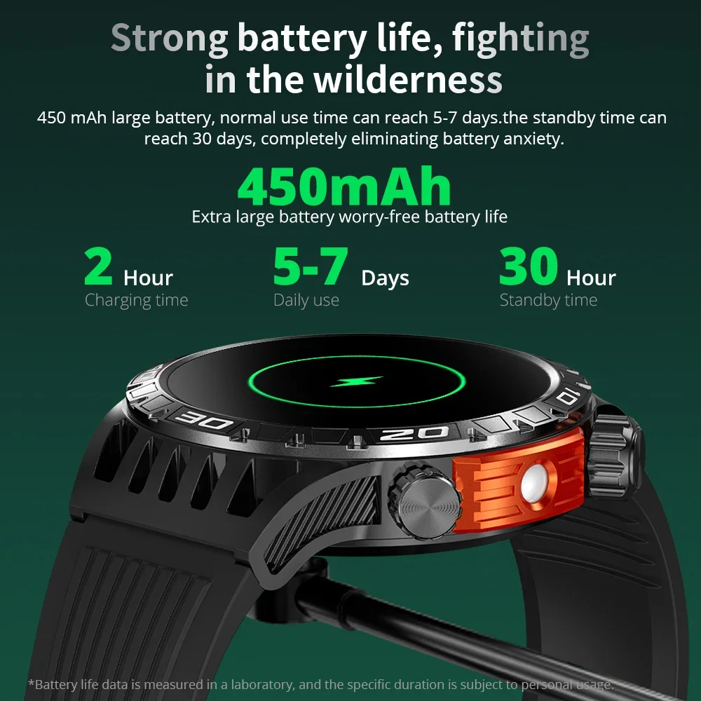 COLMI V71 1.46'' HD Display Smart Watch Men Compass Flashlight 100 Sports Modes Military Grade Toughness SOS Outdoor Smartwatch