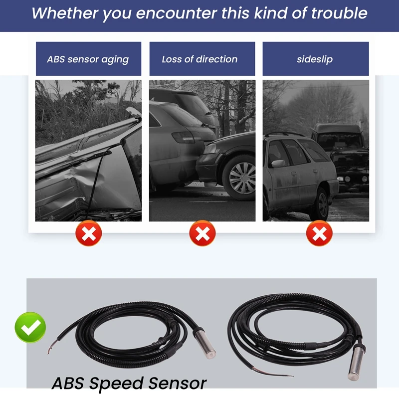 자동차 좌우 후방 ABS 속도 센서, 메르세데스 벤츠 G 왜건 G 클래스 2002-2018 A4635401317 A4635401217