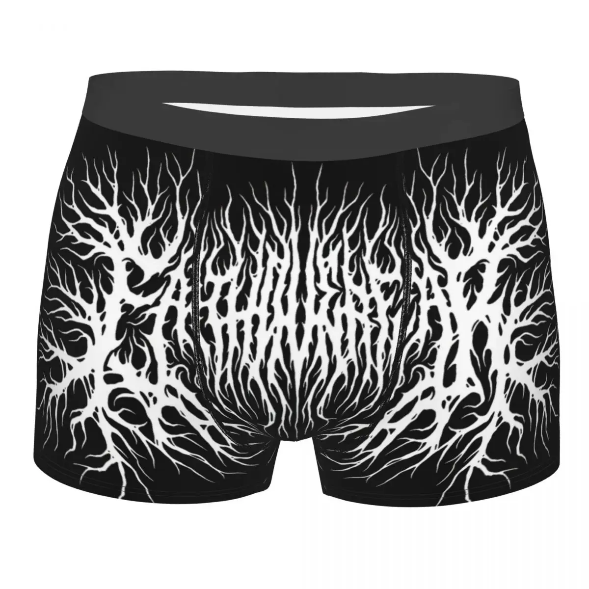 Faith Over Fear Black Heavy Metal Underpants Panties Shorts Boxer