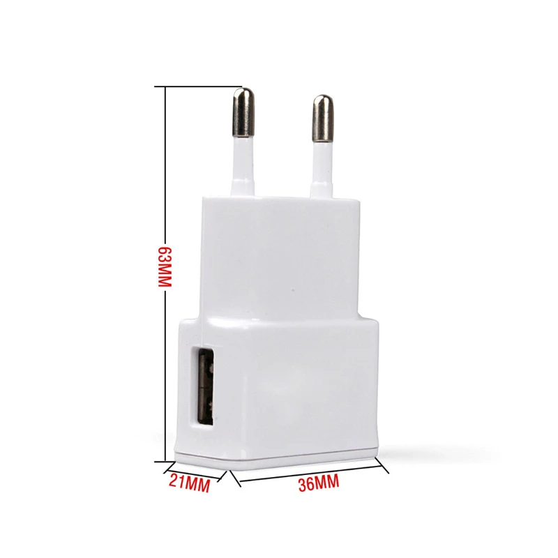 Wall USB Charger 1 USB EU US plug For Samsung iphone Mobile phone charging Power Adapter Micro Charger Travel For ipad Universal