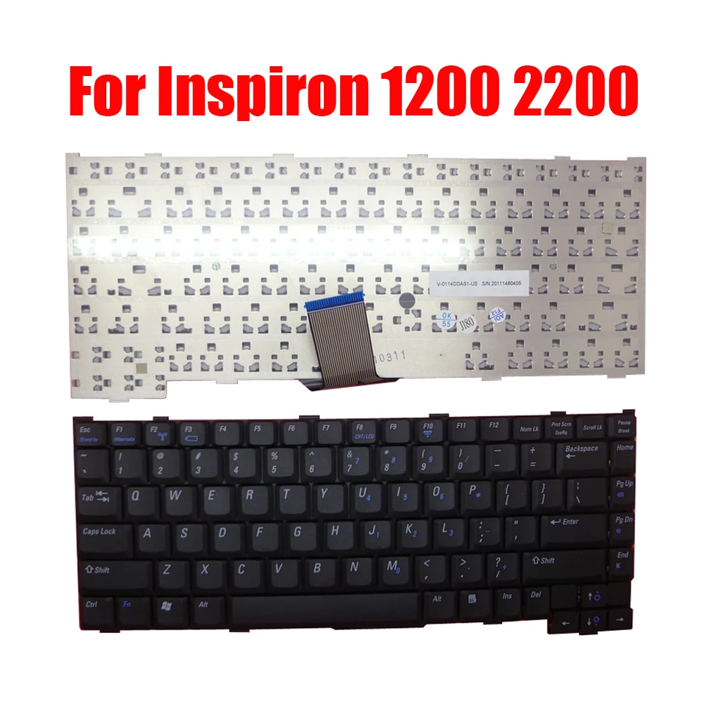 

Laptop Keyboard For DELL For Inspiron 1200 2200 V-0114DDAS1-US English US Black New
