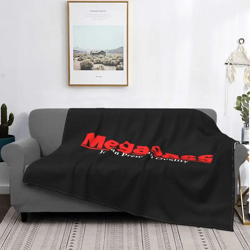 Megabass Japan Premium Logo Coperta Da Pesca High Comfort Divano Ultra Morbido Coperta Divano Decorativo
