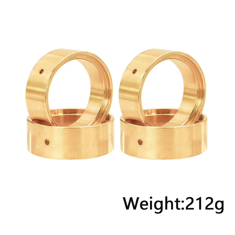 Vanquish Hobby RC Wheels, Wheels Vanquish VPS05253 Brass Wheel