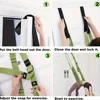 A Universal Yoga Stretching Strap with Door Anchor, Polyester Fitness Strap, Leg Stretch, Backbend Assisted Dance, Ballet 5