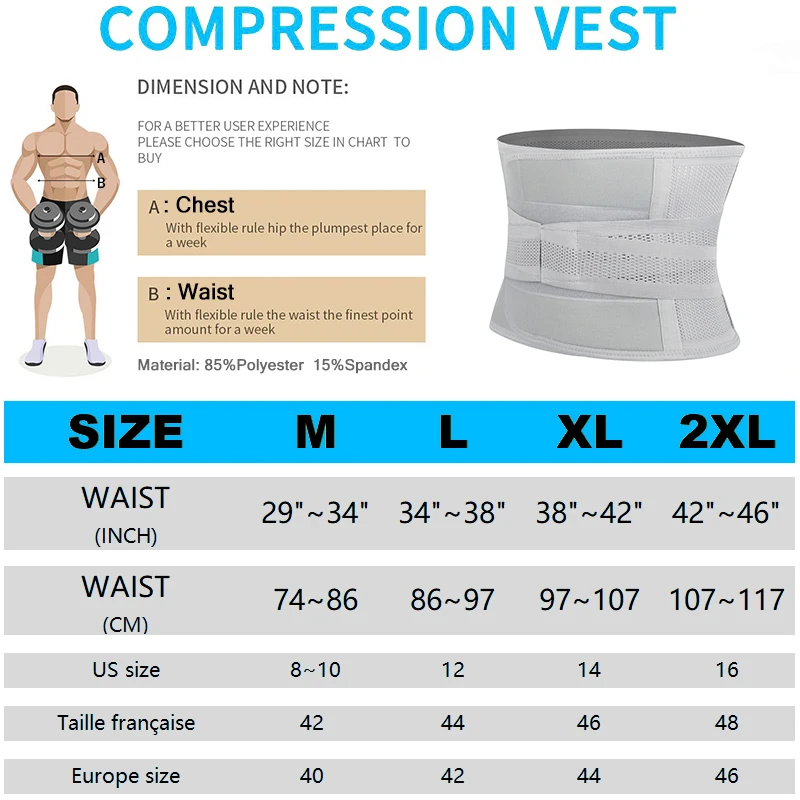 Back Brace for Men Breathable Waist Shapers Lumbar Lower Back Support Belt Herniated Disc Back Pain Relief Heavy Lifting