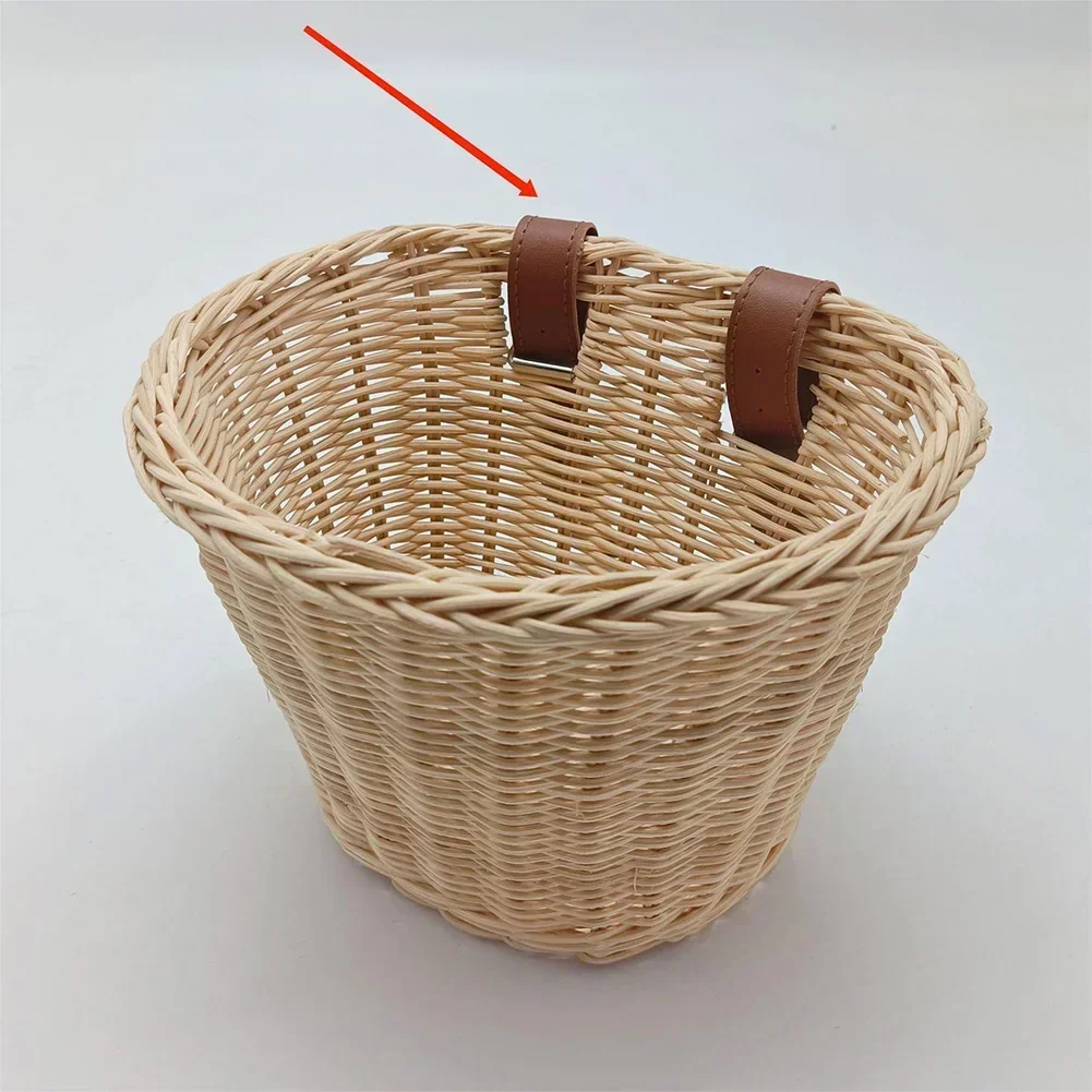 Leather Adjustable Leather Basket Strap And Remove Brightness Note Package Content Pictures Children S Bicycle