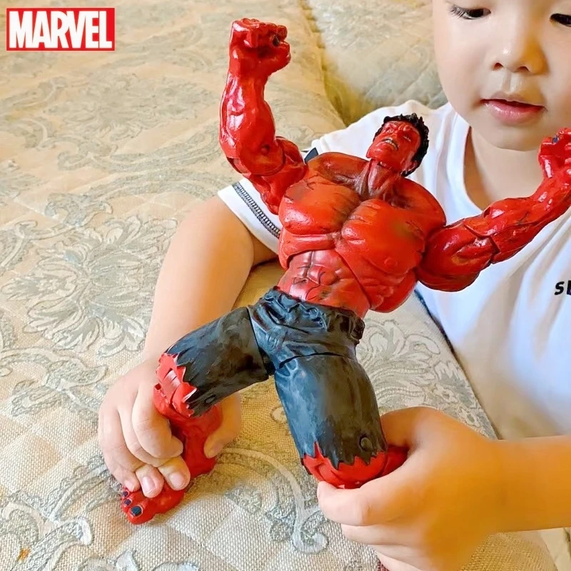 

26cm Marvel The Avengers Superhero Red Hulk Action Figure Pvc Collectible Model Toys Graduation Birthday Gifts