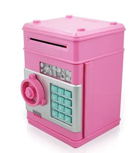 Creative Mini ATM Password Protected Money Box Coin Storage Toy Safe Cash Saving Toy for Kids And Adults in China