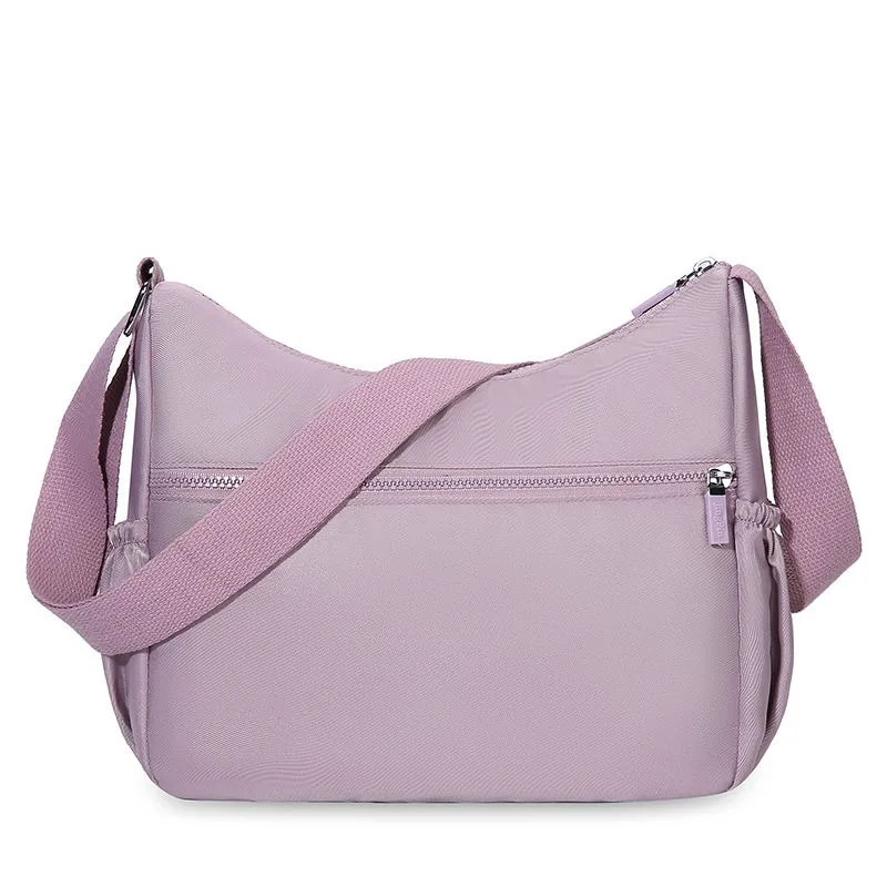 2024 New Multi-compartment Large-capacity Crossbody Bag Canvas Small Cloth Bag Versatile Casual Women's Bag Mom Bag Shoulder Bag