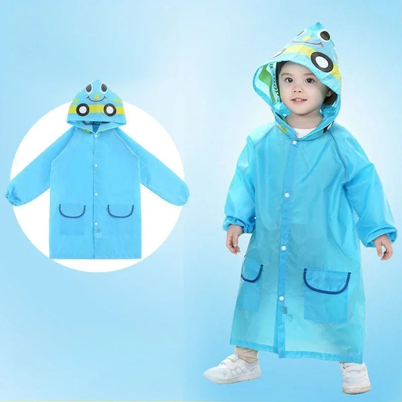2025 Cute Cartoon Rain Cape for Kids