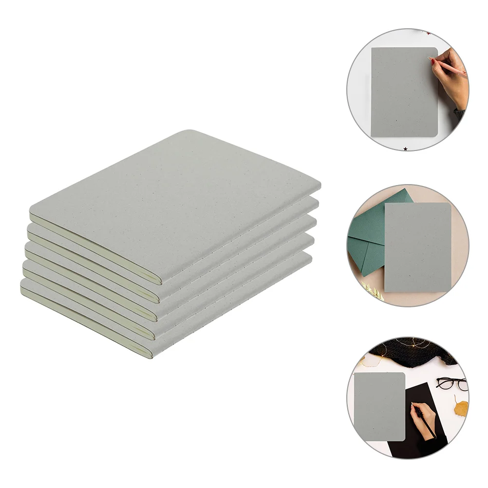 

5Pcs Paper Sketch Book Lightweight Sketchbook Daily Use Sketch Book Convenient Drawing Book
