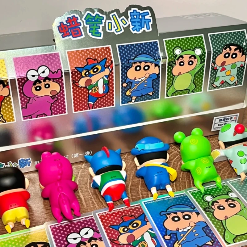Shin-Chan Collectible Animation Figurine - Cute Blind Box Toy for Mobile Phone Decoration