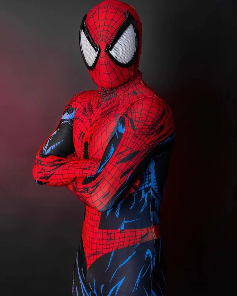 

Ultimate Spiderman Cosplay Costume McFarlane Spider Boy Cosplay Superhero Spandex 3D Printed Zenzai Bodysuit Halloween Costume