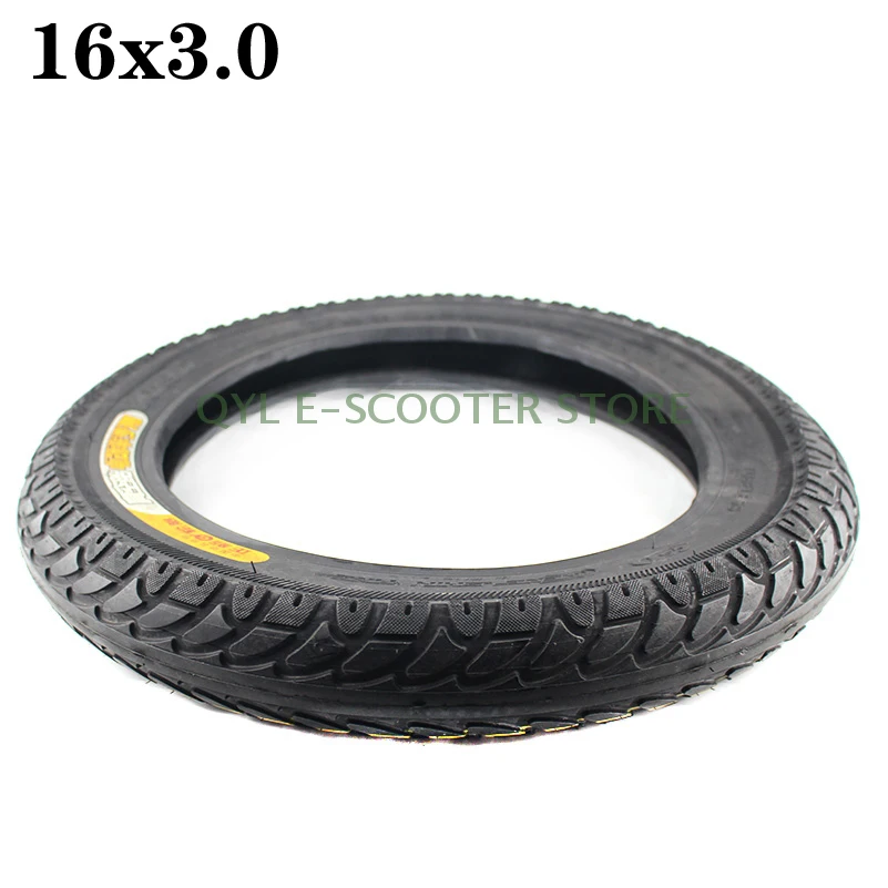 

CST 16x3.0 16 inch Tubeless Tyre Thickened Stab-proof tubeless Tire for Electric Vehicle bicycle Tyres
