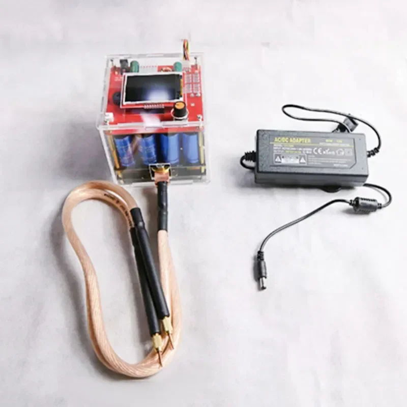 Double pulse multi-function spot welding machine semi-automatic capacitor pulse spot welding 18650 lithium battery welding tool 5
