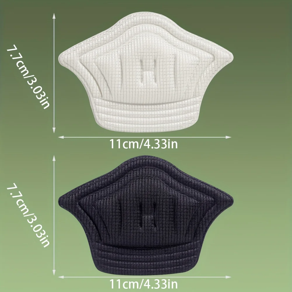 [Heel Protectors] 12PCS Self-Adhesive Heel Pads,Multi-Color Options, Suitable for Oversized Shoes,Improve Fit and Comfort