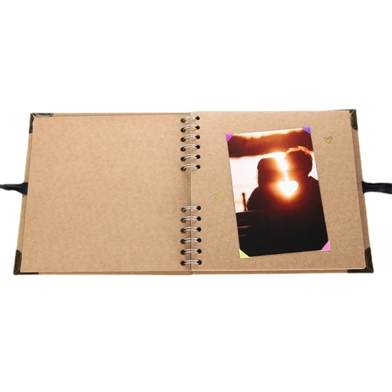 60 Pages Photo Album Kraft Paper Photocard Holder Book