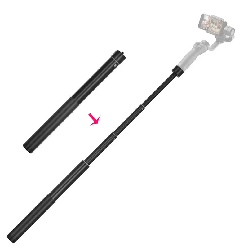 Action camera accessories camera accessories handheld gimbal accessories For Dji Om 5 extension rod pole selfie stick telescopic for Osmo Mobile 3 4 FeiYu Zhiyun Smooth Isteady Gimbal