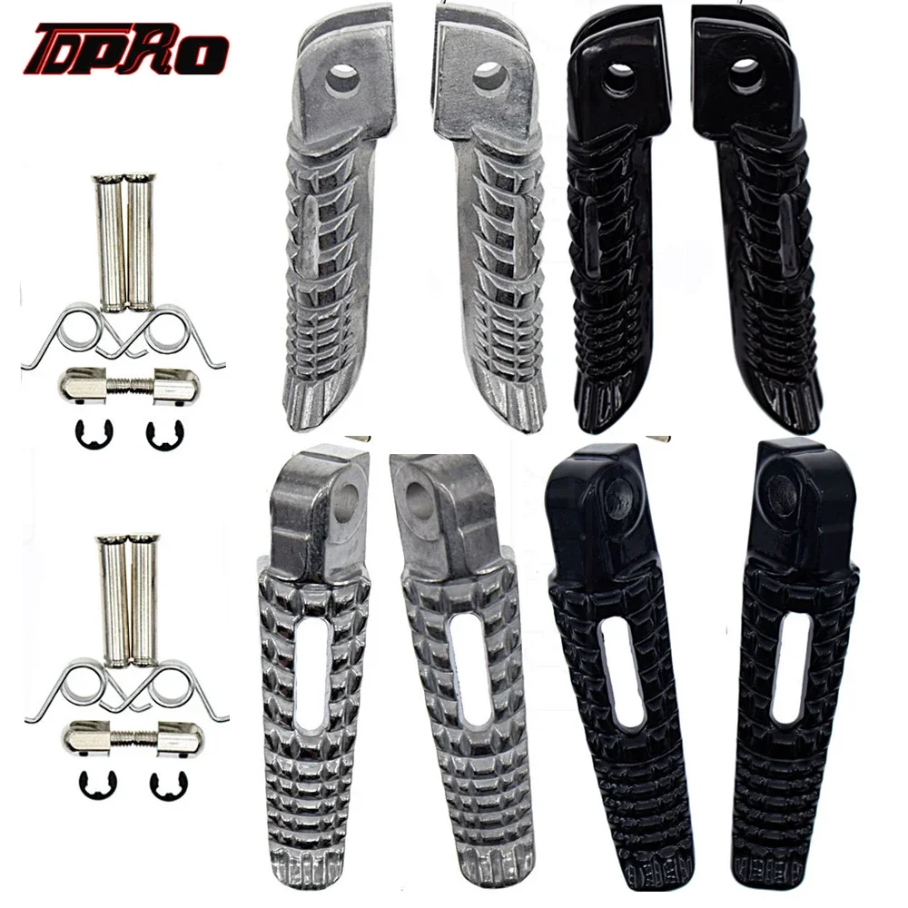 Motorcycle Front&Rear Footrests Motor Foot Pegs Pedal For Suzuki GSXR600 GSXR750 GSXR SV650 SV1000 GSXR1000 2001-2008 motorcycle accessories motorcycle footrests motorcycle foot pedals