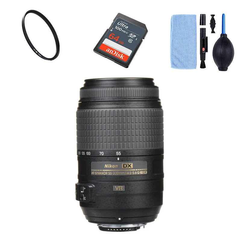 

Nikon AF-S DX NIKKOR 55-300mm f/4.5-5.6G ED VR Lens For Nikon SLR Cameras for Nikon-Mount