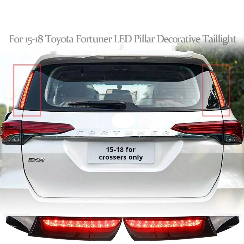 

Speed-x Suitable For Toyota Trailer Fortuner Pillar Lights, Runner's High Position Brake, Fog Pillar Tail Lights Modification