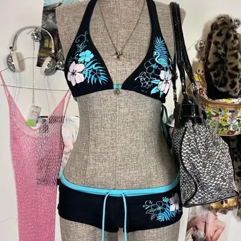 Spring and Summer Fashion Trend: Y2K Sexy Bikini - Ins European and American Niche Design, Figure-Hugging Swimsuit Set 1
