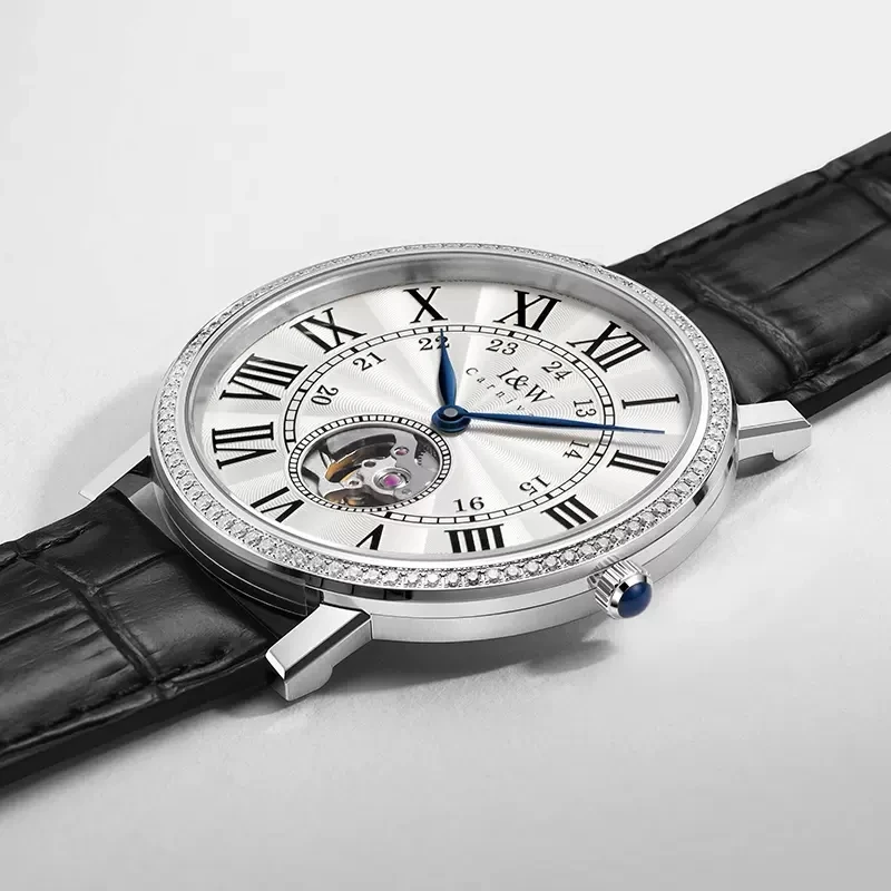 IW Watch For Women Men Luxury Fashion Skeleton MIYOTA Automatic Mechanical Watches Classic Waterproof Watch Couple Gift Reloj