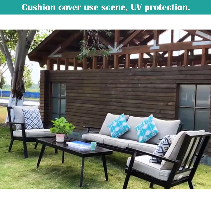 Outdoor Waterproof UV Resistant Cushion Cover Garden Furniture