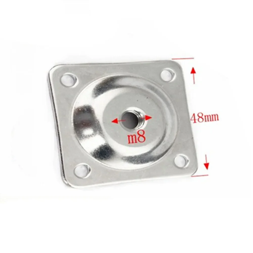 Furniture Leg Pads Furniture Hinge Connector 4 Metal Leg Fixing Mounting Plates Feet Angled Level Brackets for Table Sofa Chairs